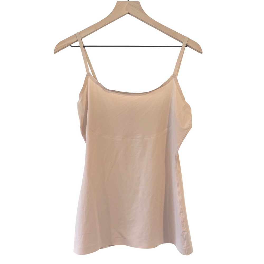 SPANX Thinstincts Camisole Nude Shapewear Smoothing Adjustable Straps Large